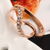 Fashion Infinity Crystal Rings for Women