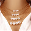 Multi-layer Pearl Necklace Summer