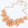 Collares Rhinestone Flower Choke Necklace