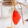 Philosopher's Red Magic Stone Pendents Necklace